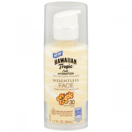 Hawaiian Tropic Silk Weightless Face Sunscreen SPF 30 - 1.7 OZ