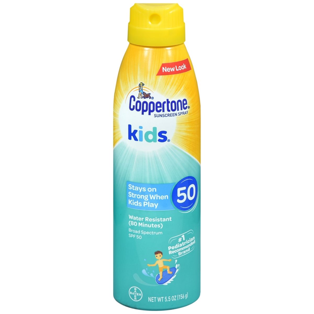 Coppertone Kids Continuous Spray Sunscreen SPF 50 - 5 Coppertone Kids Continuous Spray Sunscreen SPF 50 - 5.5 OZ