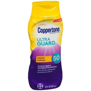 Coppertone Ultra Guard Sunscreen Lotion SPF 50 - 8 OZ