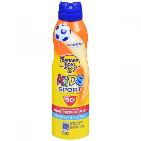 Banana Boat Kids Sport Sunscreen Lotion Spray SPF 50+ - 6 OZ