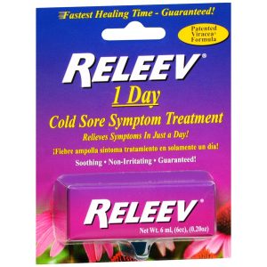 RELEEV 1 Day Cold Sore Symptom Treatment - 6 ML