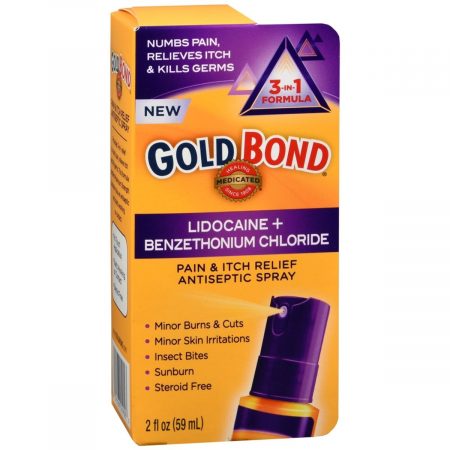 Gold Bond Pain & Itch Relief Antiseptic Spray - 2 OZ