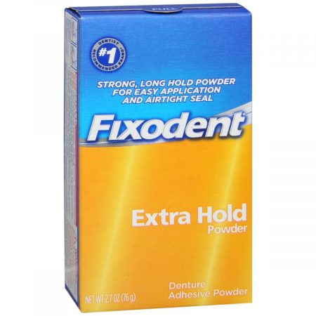 Fixodent Denture Adhesive Powder Extra Hold - 2.7 OZ