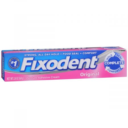 Fixodent Denture Adhesive Cream Original - 2.4 OZ