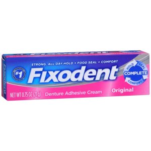 Fixodent Denture Adhesive Cream Original - 0.75 OZ