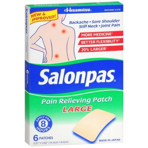 Salonpas Pain Relieving Patches Large - 6 EA