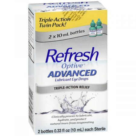 REFRESH Optive Advanced Lubricant Eye Drops - 0.66 OZ