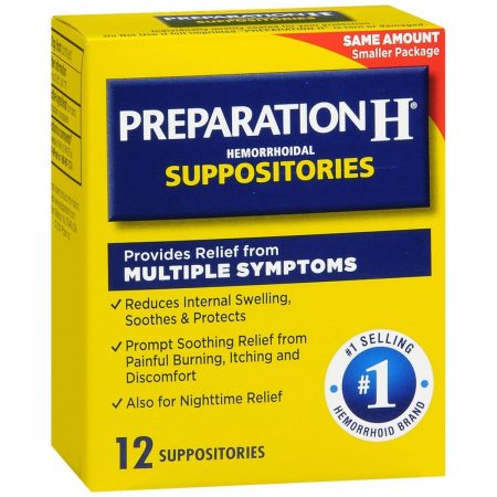 Preparation H  Hemorrhoidal Suppositories - 12 EA