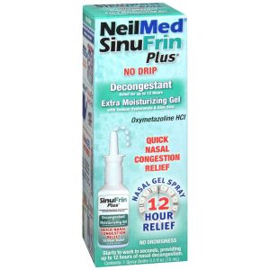 NeilMed SinuFrin Plus Decongestant Moisturizing Gel Nasal Spray - 0.5 OZ