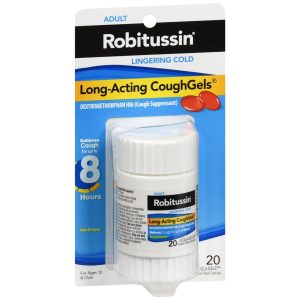 Robitussin Lingering Cold Long-Acting CoughGels - 20 CP