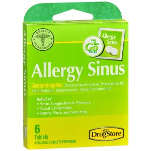 Lil' Drug Store Allergy Sinus Tablets - 6 TB