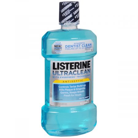 Listerine Ultraclean Antiseptic Mouthwash Arctic Mint - 1000 ML