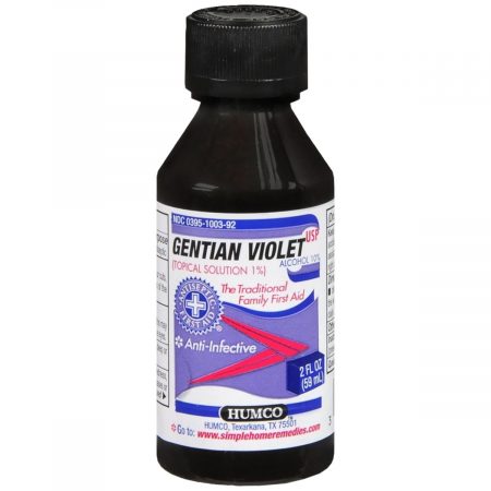 Humco Gentian Violet Topical Solution 1% USP - 2 OZ