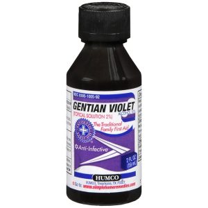 Humco Gentian Violet Topical Solution 2% - 2 OZ