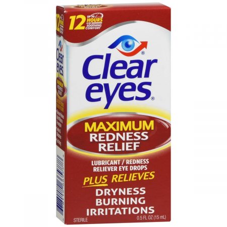Clear Eyes Maximum Redness Relief Eye Drops - 0.5 OZ