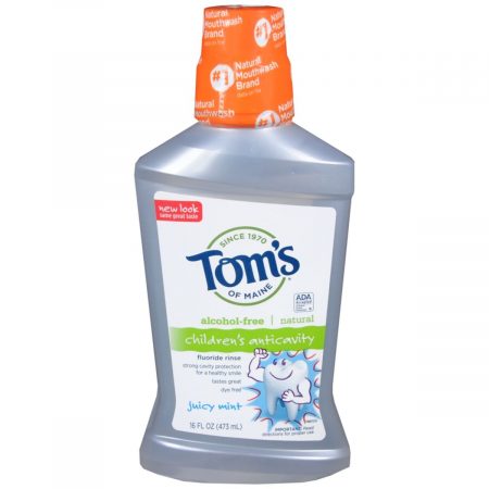 Tom's of Maine Children's Anticavity Fluoride Rinse Juicy Mint - 16 OZ