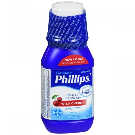 Phillips' Milk of Magnesia Liquid Wild Cherry - 12 OZ