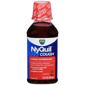 Vicks NyQuil Cough Liquid Cherry - 12 OZ