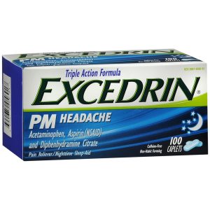 Excedrin PM Headache Caplets - 100 CP