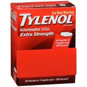 TYLENOL Extra Strength 500 mg Caplets - 100 CP