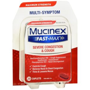Mucinex Fast-Max Severe Congestion & Cough Caplets - 20 CP