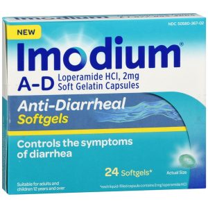 Imodium A-D Anti-Diarrheal Softgels - 24 CP