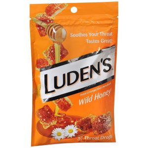 Luden's Throat Drops Wild Honey - 30 EA