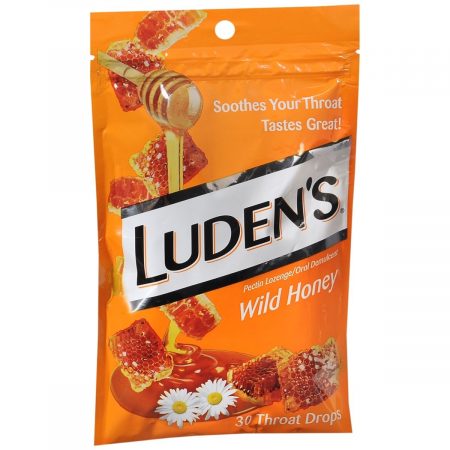 Luden's Throat Drops Wild Honey - 30 EA