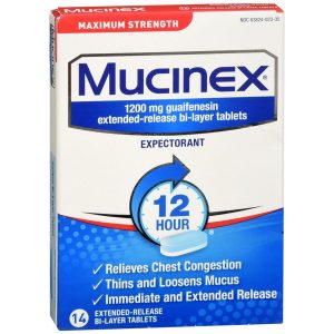 Mucinex Expectorant Tablets Maximum Strength - 14 TB