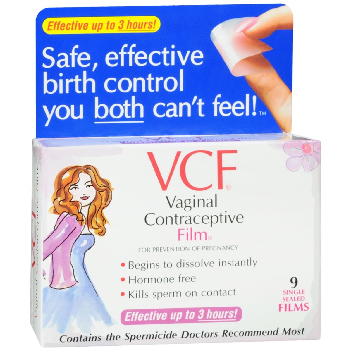 VCF Vaginal Contraceptive Films - 9 EA