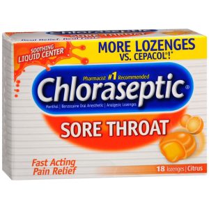 Chloraseptic Sore Throat Lozenges Citrus - 18 EA