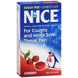 N'ice Lozenges Sugar Free Cherry - 24 EA