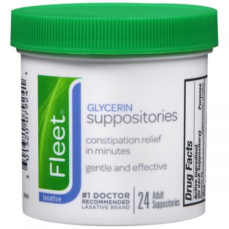 Fleet Glycerin Suppositories Adult - 24 EA