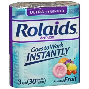 Rolaids Antacid Chewable Tablets Ultra Strength Assorted Fruit - 30 TB
