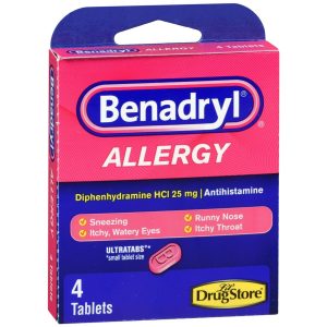 Lil' Drug Store Benadryl Allergy Ultratabs - 4 TB