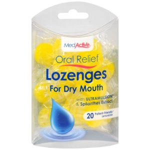 MedActive Oral Relief Lozenges LemonLime - 20 EA