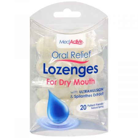 MedActive Oral Relief Lozenges Natural Spring - 20 EA