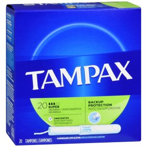 Tampax Tampons Super Absorbency Unscented - 20 EA