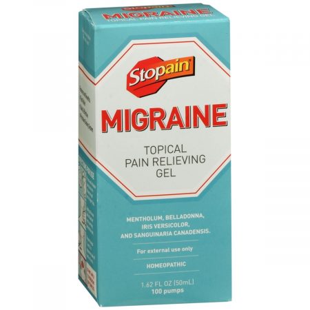 Stopain Migraine Topical Pain Relieving Gel - 1.62 OZ