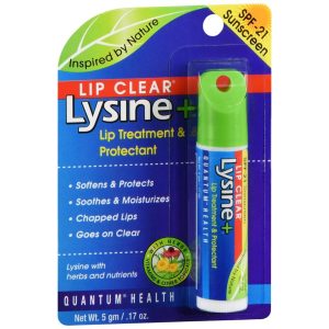 Quantum Health Lip Clear Lysine+ Lip Treatment & Protectant SPF 21 - 5 GM