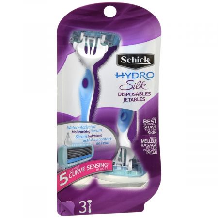 Schick HydroSilk Disposable Razors - 3 EA