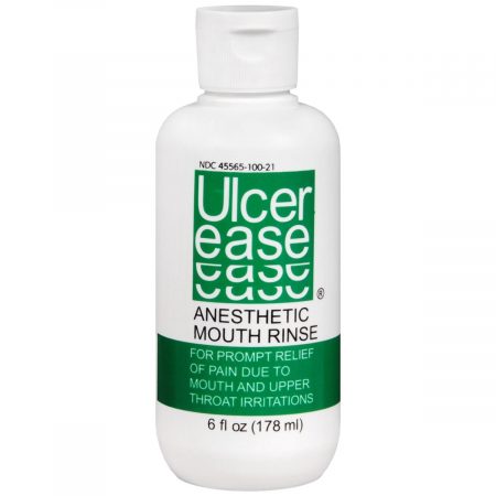 Ulcer Ease Anesthetic Mouth Rinse - 6 OZ