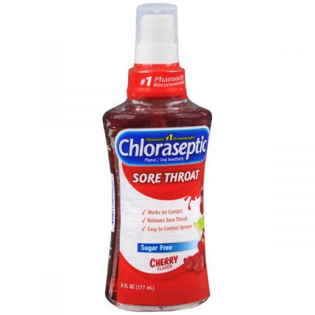Chloraseptic Sore Throat Spray Cherry Sugar Free - 6 OZ