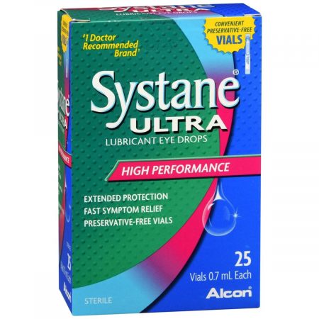 Systane Ultra Lubricant Eye Drops Vials - 25 EA