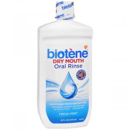 Biotene Dry Mouth Oral Rinse Fresh Mint - 16 OZ