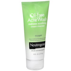 Neutrogena Oil-Free Acne Wash Redness Soothing Cream Cleanser - 6 OZ