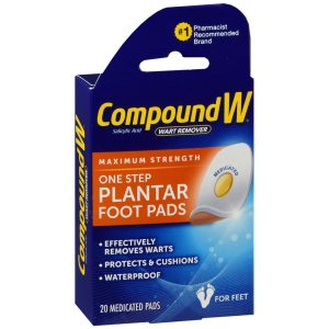 Compound W Wart Remover One Step Plantar Foot Pads - 20 EA