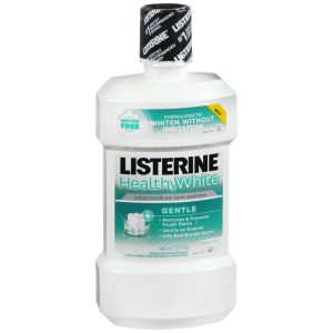 Listerine Healthy White Sodium Fluoride Anti-Cavity Mouthrinse - 946 ML