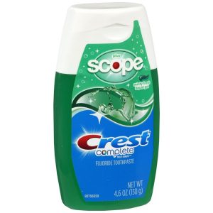 Crest Complete Multi-Benefit Fluoride Toothpaste + Scope Liquid Gel Minty Fresh - 4.6 OZ