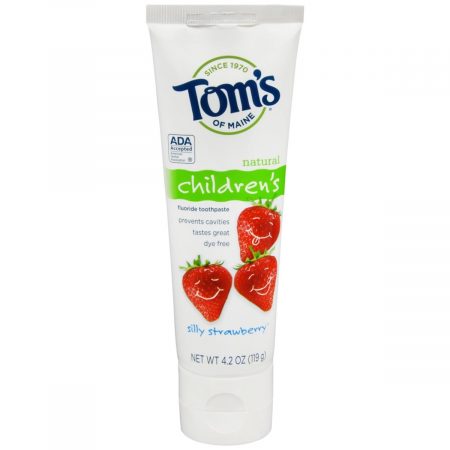 Tom's of Maine Children's Fluoride Toothpaste Silly Strawberry - 4.2 OZ